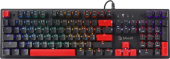 Клавиатура A4Tech S525N Fire Black [Механическая, проводная, клавиш - 104, подсветка, черная]