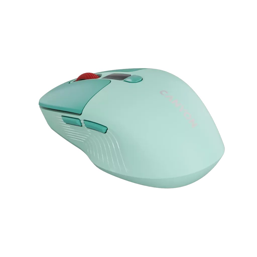 Мышь Canyon MW-26 LCD (CNS-CMSW26GR) [беспроводная, светодиодная, 1200 DPI, 125 Гц, зеленая]