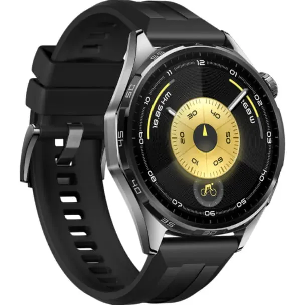 Смарт часы Huawei Watch GT 6 ATM-B19 46mm Black Fluoroelastomer Strap / черный