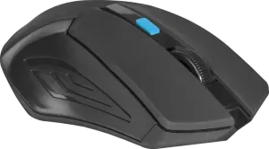 Мышь Defender Accura MM-275 (52275) [беспроводная, светодиодная, 1600 DPI, подсветка, черная]
