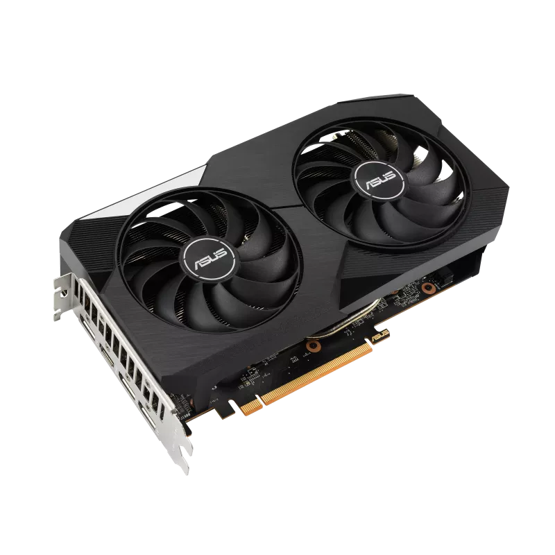 Видеокарта Asus RX 6650 XT Dual OC Edition (DUAL-RX6650XT-O8G) [8 ГБ, GDDR6, 128 бит, HDMI, DisplayPort (3 шт)]