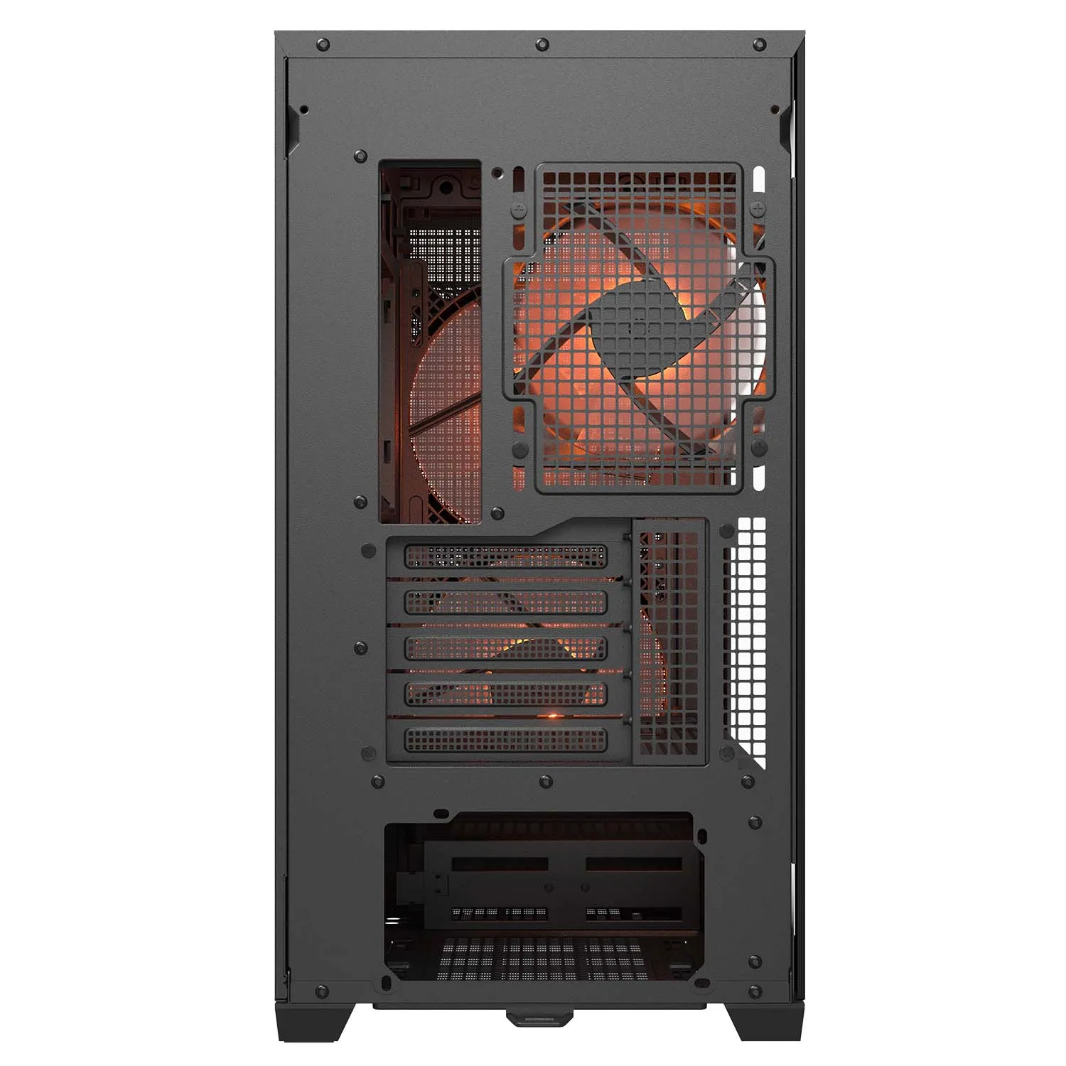 Корпус Cougar MX600 Mini RGB [Mini Tower, 1x 120 мм ARGB, 2x 160 мм ARGB, черный]