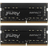 Комплект оперативной памяти для ноутбука Kingston FURY Impact (KF432S20IBK2/32), 32 ГБ (2*16) DDR 4, 3200 МГц, 1.2 В, KIT
