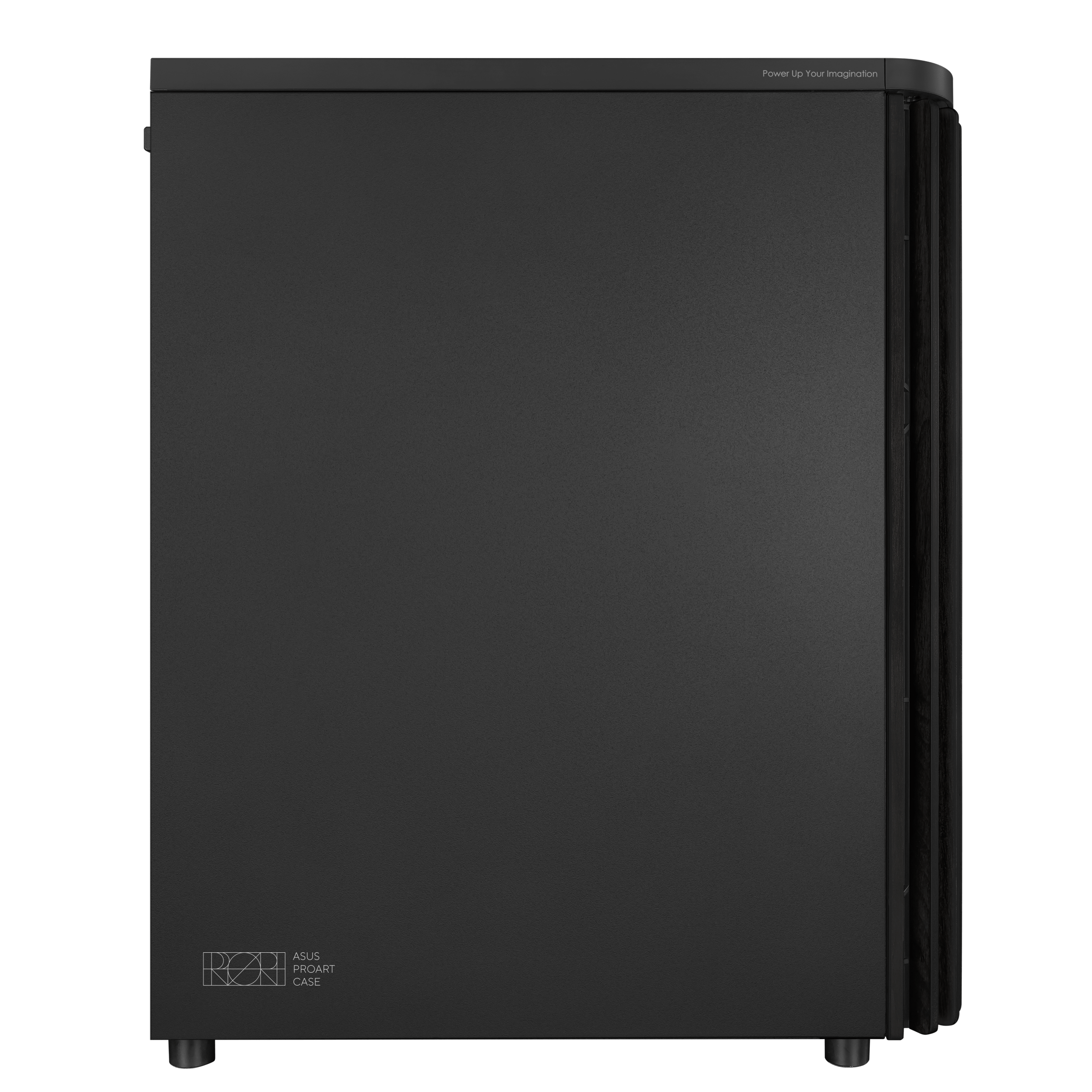 Корпус Asus PROART PA401 WOOD METAL (90DC00M0-B39010) [Midi Tower, 1 x 120 мм, 2 x 160 мм, черный]