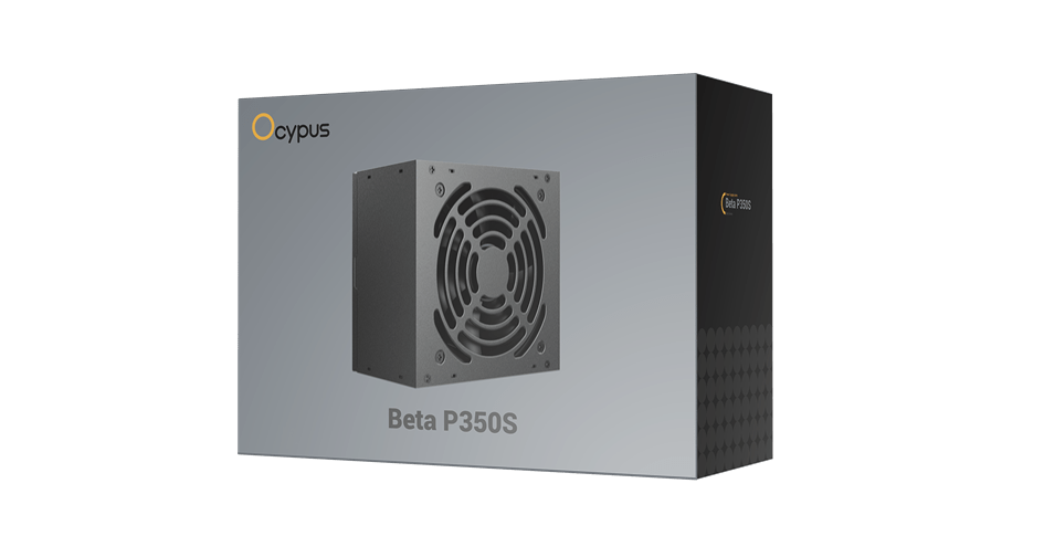 Блок питания Ocypus  250W, Beta P350S, Non modular, ATX, КПД 80%, Черный, Beta-P250S-NDHBK026X-EU