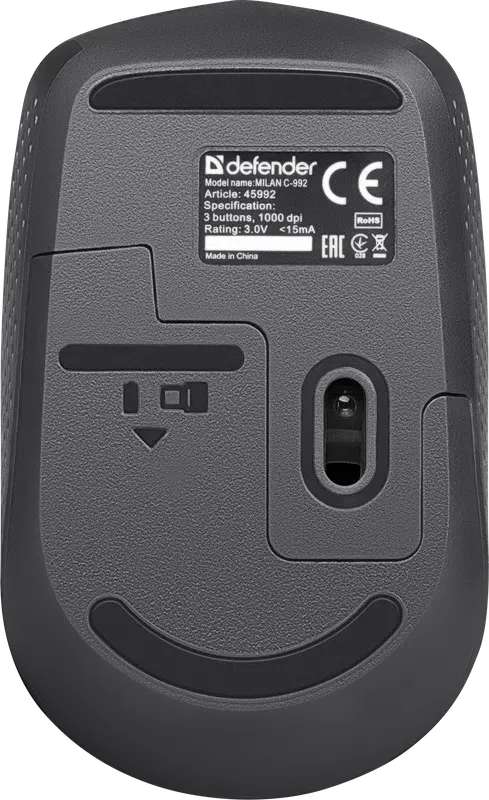 Клавиатура+мышь Defender Milan (C-992), беспроводная, черная