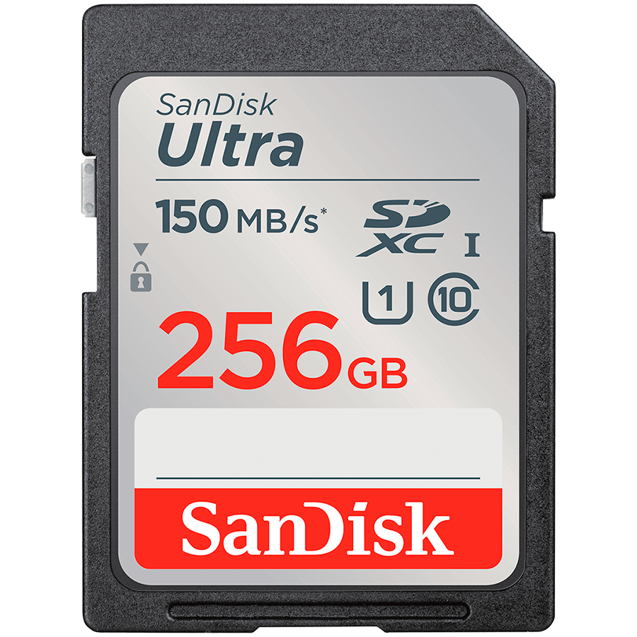 Карта памяти SANDISK Ultra 256GB SDXC 150MB/s (SDSDUNC-256G-GN6IN)