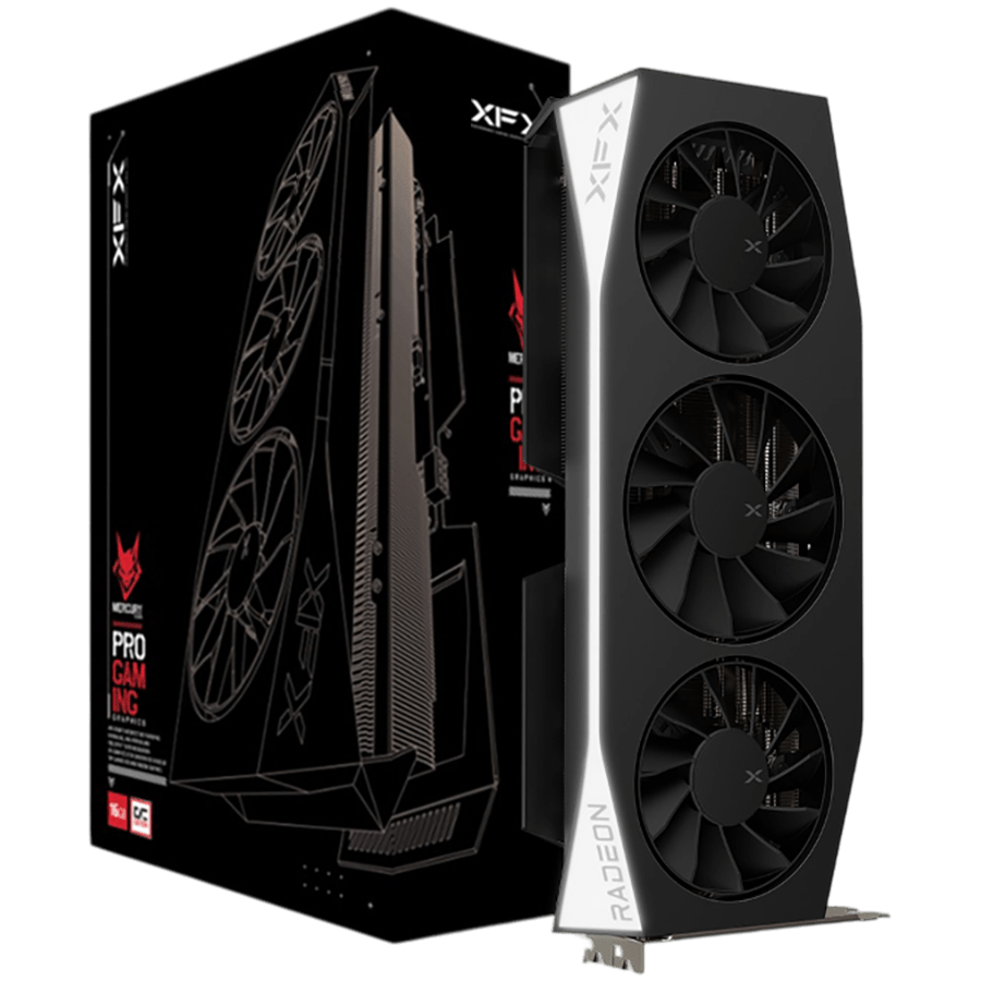 Видеокарта XFX AMD Radeon RX-9060XT Mercury OC Gaming 16GB (RX-96TMERCB9) [16 ГБ, GDDR6, 128 бит, HDMI, DisplayPort (2 шт)]