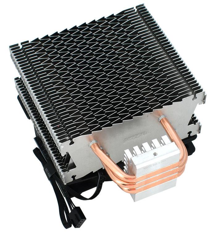 Кулер для процессора PCCooler GI-X3B V2, синяя кольцевая подсветка