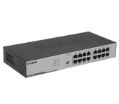 Коммутатор неуправляемый D-Link DGS-1016D/I1A, 16 портов 10BASE-T/100BASE-TX/1000BASE-T - купить в интернет-магазине Forcecom.kz Коммутатор неуправляемый D-Link DGS-1016D/I1A, 16 портов 10BASE-T/100BASE-TX/1000BASE-T