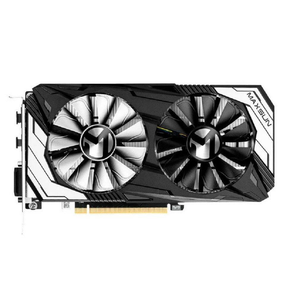 Видеокарта Maxsun MS-RTX3050 Terminator 6G S2 [6 ГБ, GDDR6, 96 бит, DVI, HDMI, DisplayPort]