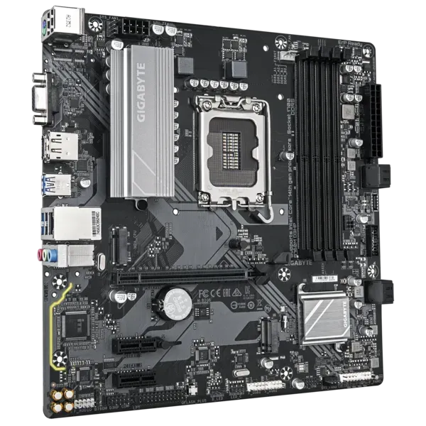 Материнская плата Gigabyte B760M D3HP [LGA 1700, Intel B760, 4xDDR 5, 2xM.2, 1xPCI-E x16, Micro-ATX]