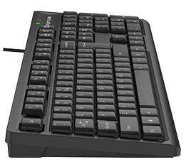 Клавиатура A4Tech Fstyler FK12 [мембранная, проводная, черная]