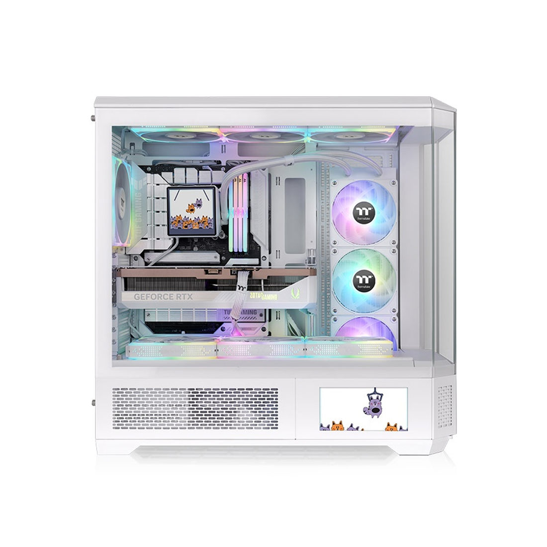 Корпус Thermaltake View 600 TG White (CA-11H-00F6WN-00) [Full Tower, Без вентиляторов, белый]