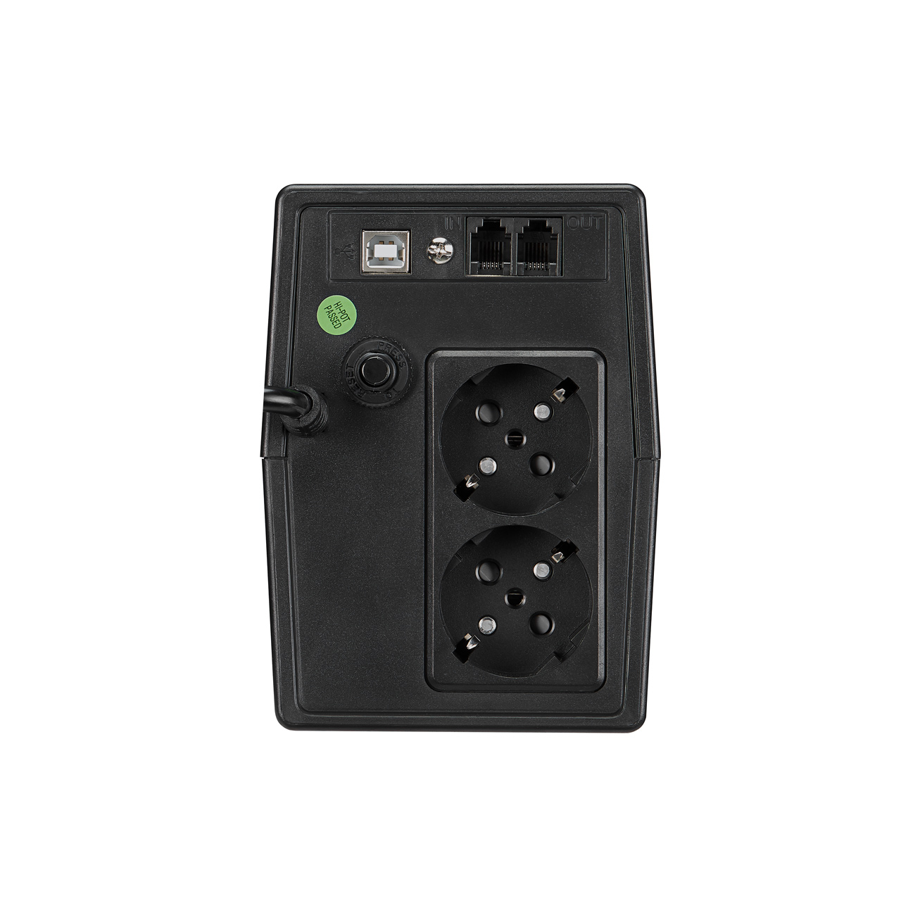 ИБП FSP iFP 800 480W/батарея 12V 9Ah/USB port/RJ 45/2 розетки Euro/ЖК дисплей