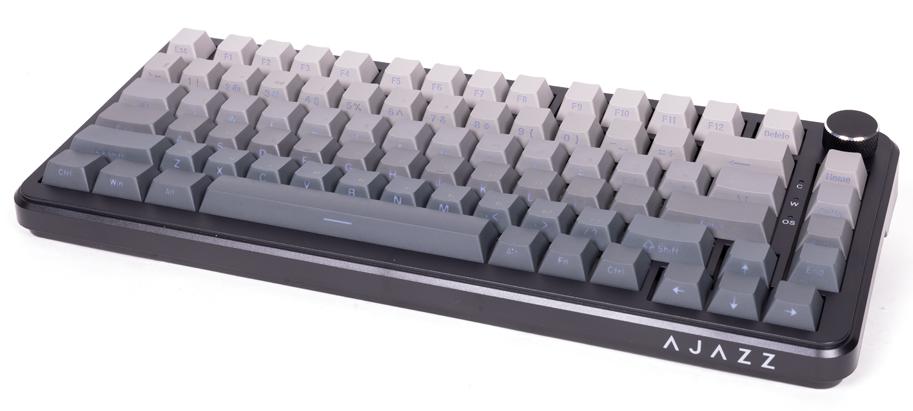 Клавиатура Ajazz AK820 Max [механическая, проводная + беспроводная, RGB подсветка, Magnetic Switch, серая]