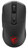 Мышь MSI VERSA 300 ELITE WIRELESS (VERSA 300 ELITE W) [беспроводная, светодиодная, 26000 DPI, 1000 Гц подсветка, черная]