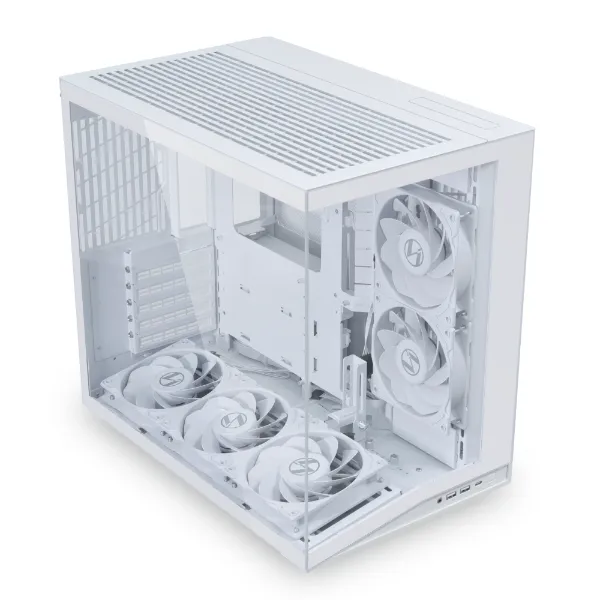 Корпус Lian Li O11 Dynamic MINI V2 FLOW (G99.O11DMIV2FW.00) [Midi Tower, 5 x 120мм, белый]