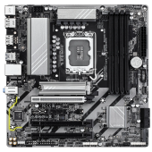 Материнская плата Gigabyte B860M DS3H [LGA 1851, Intel B860, 4xDDR 5, 2xM.2, 3xPCI-E x16, Micro-ATX]