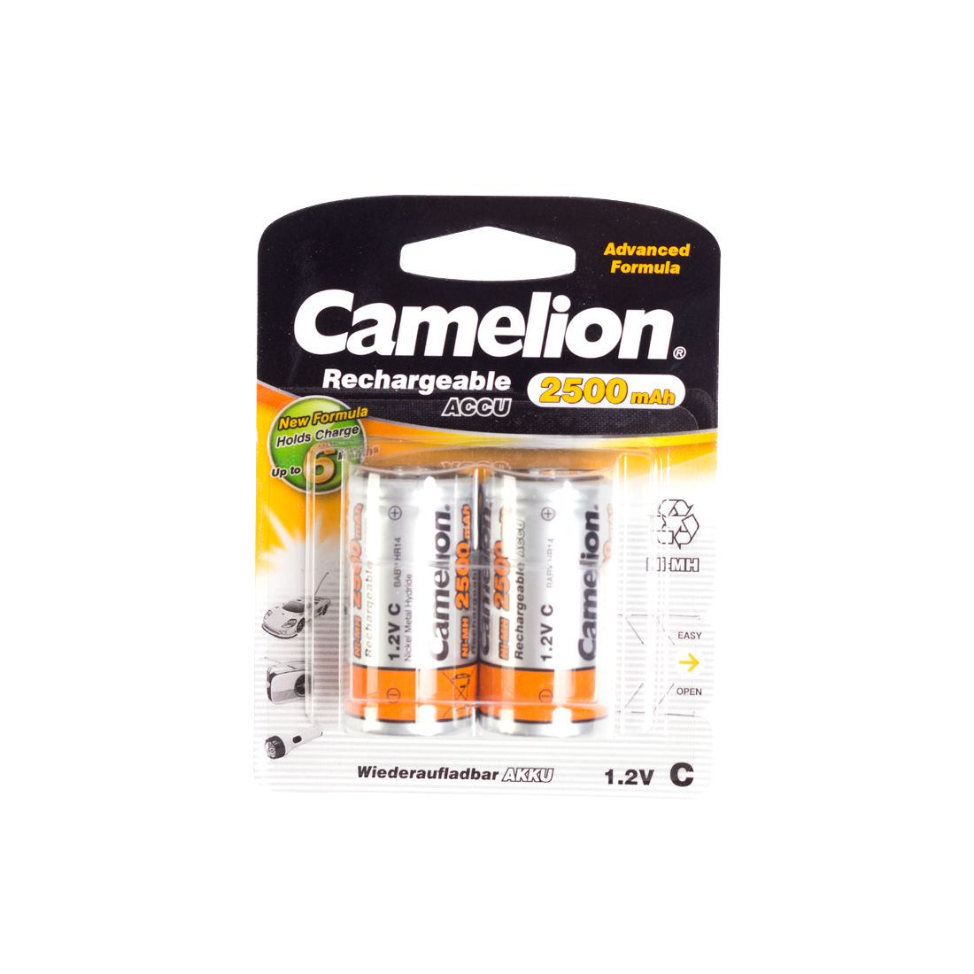 Аккумулятор CAMELION Rechargeable Ni-MH NH-C2500BP2