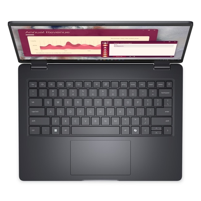 Ноутбук Dell Pro 14 (210-BQHF) [14", Core Ultra 7 255U, 16 ГБ ОЗУ, 1 ТБ SSD, Intel Graphics, Windows 11 Pro]