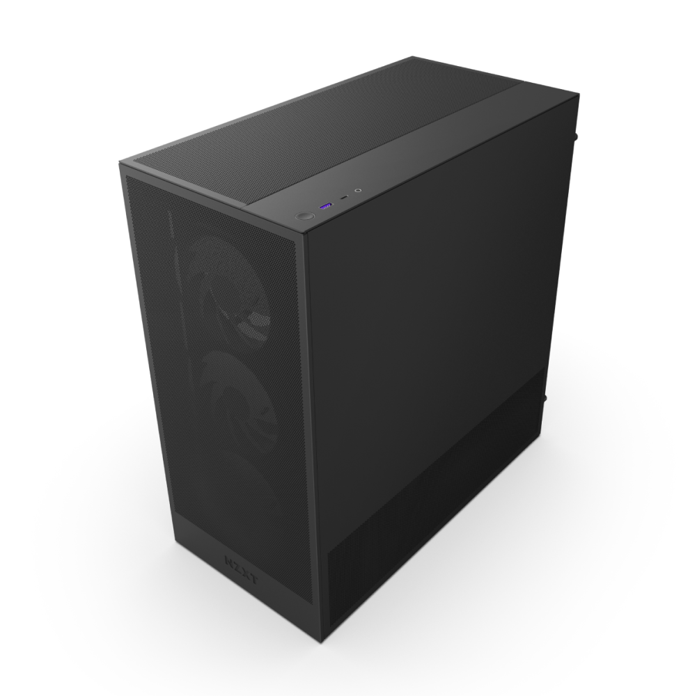Корпус NZXT H5 Flow RGB (CC-H52FB-R1) [Midi Tower, 2 x 120 мм RGB, черный]