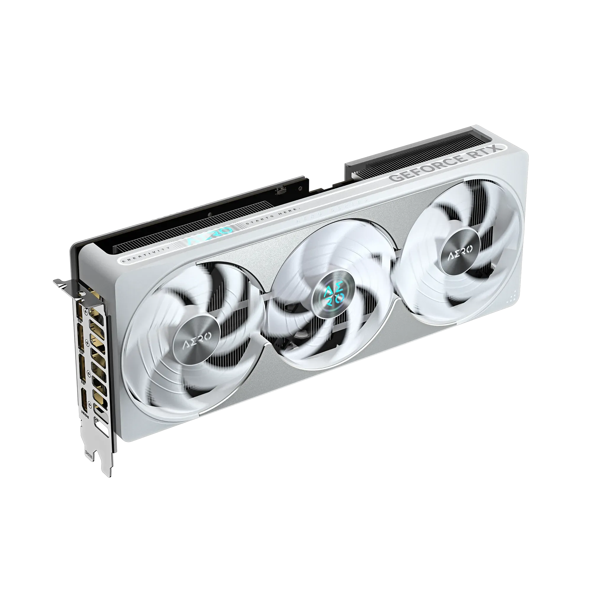 Видеокарта Gigabyte GeForce RTX 5080 AERO OC SFF 16G (GV-N5080AERO OC-16GD) 16 ГБ, GDDR7, 256 бит, HDMI, DisplayPort (3 шт)