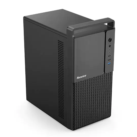 Корпус HuntKey BU406 [Midi Tower, черный]