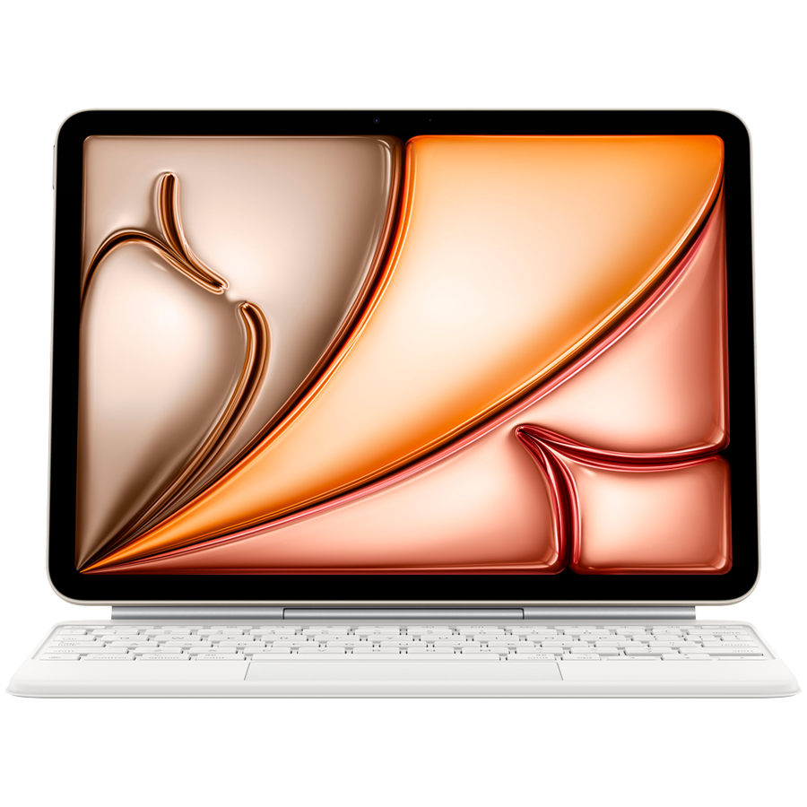 Чехол Apple Magic Keyboard for iPad Air 11-inch (M3) - Russian - White,Model A3339 (MDFV4RS/A)