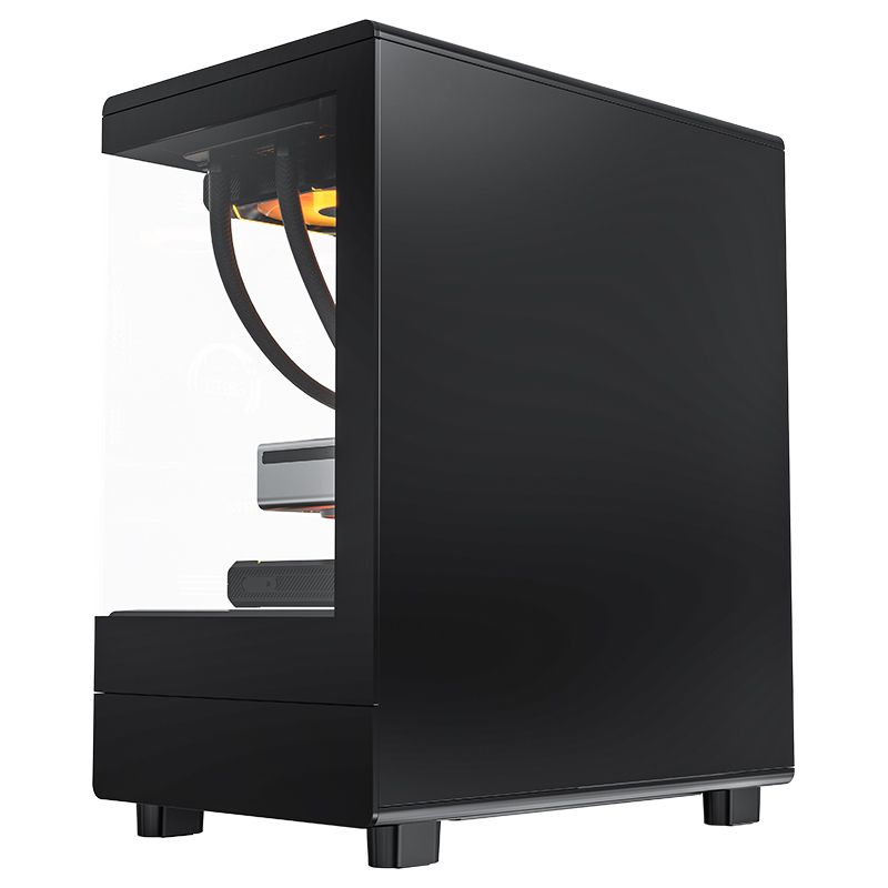 Корпус darkFlash DB330M (DF-DB330M-BK) [Mini Tower, 3 x 120 мм ARGB, Черный]