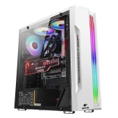 Корпус Wintek Flame D525-W TG [Midi Tower, 1 x 120 мм, Белый]
