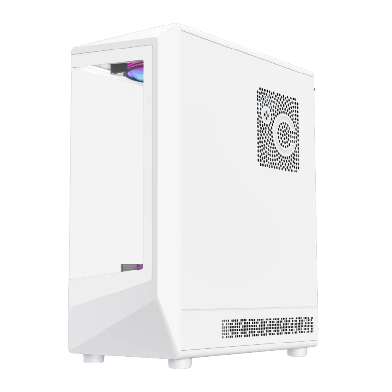 Корпус GameMax Vista COC AW White [Midi Tower, 6 x 120мм ARGB, белый]