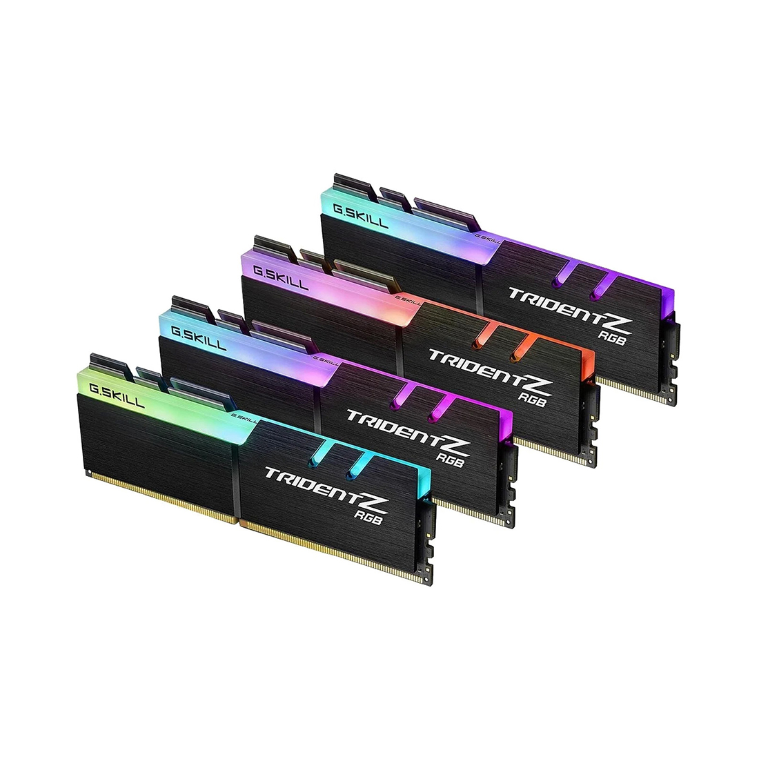 Комплект оперативной памяти G.SKILL TridentZ RGB F4-3600C19Q-32GTZRB [32 ГБ DDR 4, 3600 МГц, 1.35 В, подсветка, KIT]
