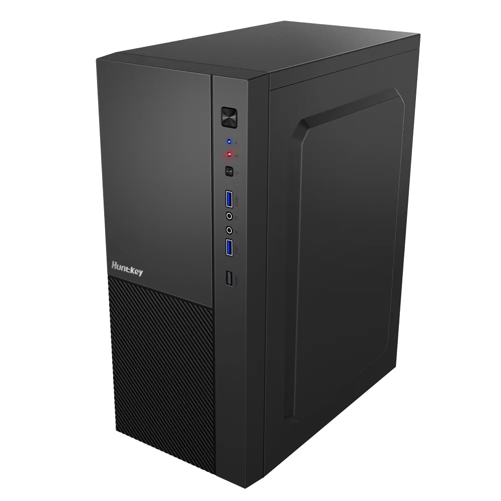 Корпус HuntKey HK320 [Midi Tower, без вентиляторов, черный]