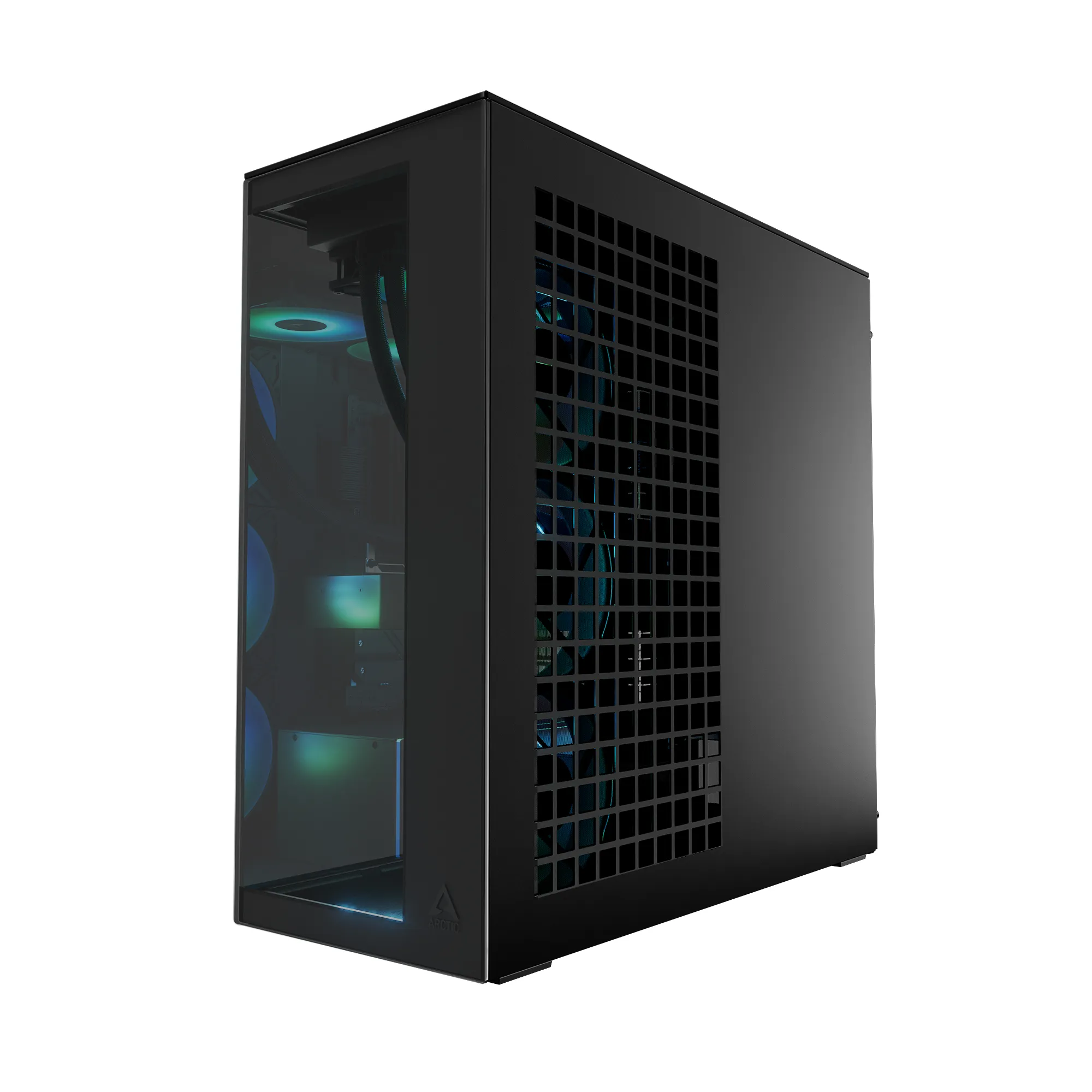 Корпус Arctic Xtender Black(Tinted Glass) (ACPCC00015A) [Full Tower, 2×120 мм + 3×140 мм A-RGB, Черный]