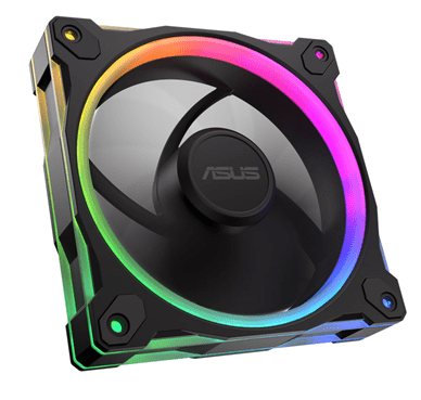 Вентилятор для корпуса ASUS PRIME MR120 FAN ARGB REVERSE BLACK 3IN1 120x120x28 MR120-1R/BK/3 IN 1//