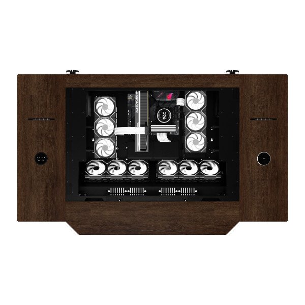 Корпус Lian Li DK07X-WD (G99.DK07X-WD.10EU) [Корпус-стол, Коричневый]