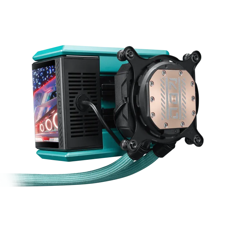 Система охлаждения Asus ROG RYUO IV 360 ARGB Hatsune Miku Edition [120 x 120 мм, 2650 об/мин, 39,6 дБ, 4 pin]