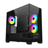Корпус FSP S340 [Midi Tower, 3x 120 мм ARGB, Черный]