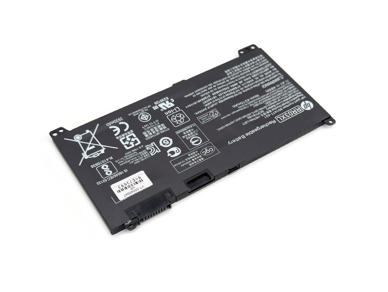 Аккумулятор для ноутбука HP ProBook 430/ 440/ 450/ 455/ G4/ G5 (RR03XL)/ 11.1 В/ 3500 мАч, GW