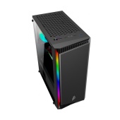 Корпус 1stPlayer Rainbow RB-4-1F5M [Midi Tower, Черный]