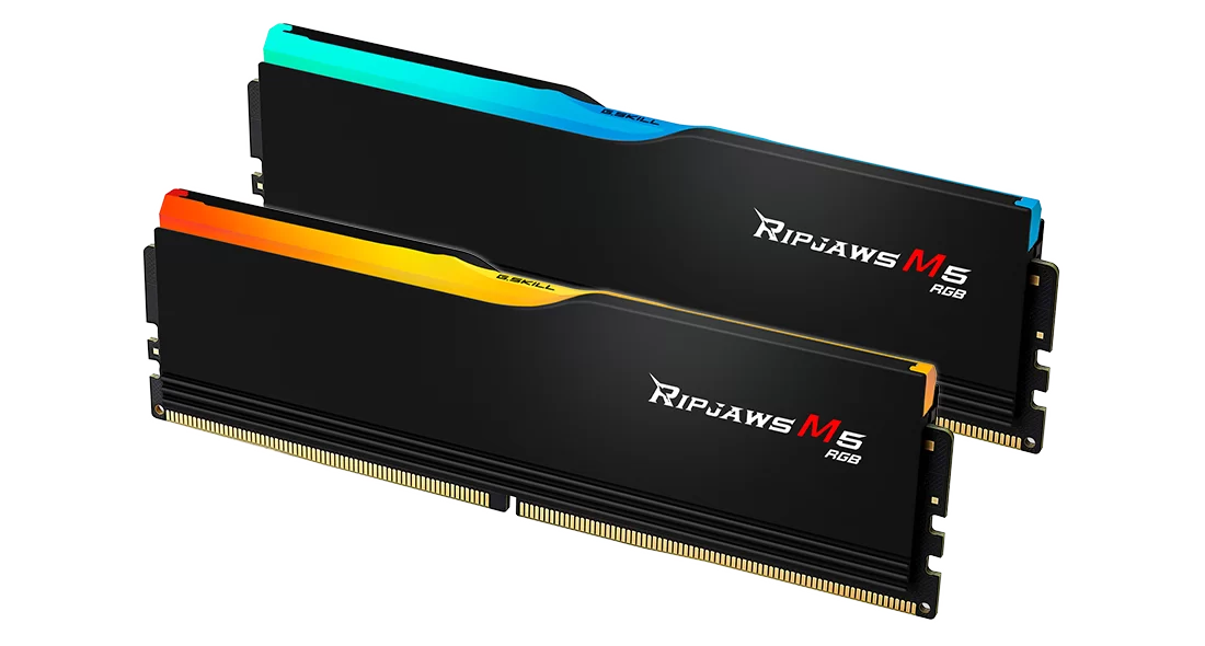 Комплект оперативной памяти G.Skill RipJaws M5 RGB (F5-6000J3636F16GX2-RM5RK) [32 ГБ, DDR 5, 6000 МГц, 1.35 В, подсветка, KIT]