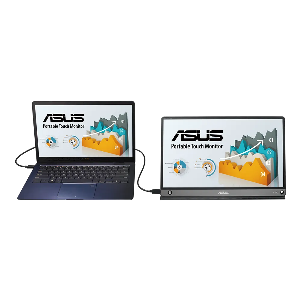 Монитор Asus MB16AMT [15.6", IPS, 1920x1080, 60 Гц, 5 мс, Mini HDMI, USB Type-C (DisplayPort)]