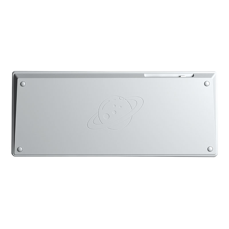 Клавиатура Aula Hi75C Pro [механическая, проводная + беспроводная, RGB подсветка, Turquoise, белая]