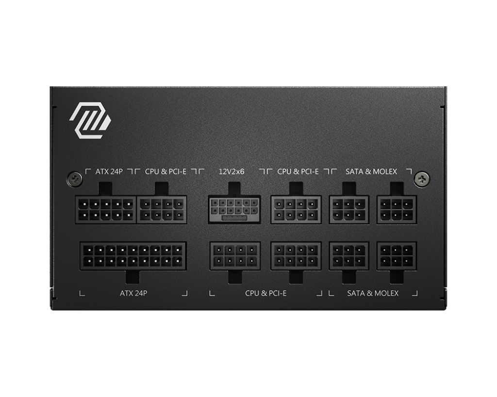 Блок питания MSI MAG A750GL PCIE5 [750 Вт, 80 PLUS Gold, 8x SATA, 1 x 16 pin (12VHPWR), 3 x 6+2 pin PCIe, 2x 4+4 pin CPU, ATX]