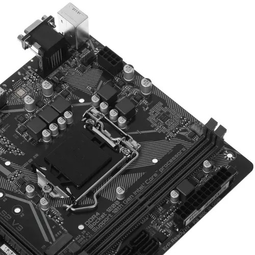 Материнская плата Gigabyte H410M S2 V3 MB [LGA 1200, Intel H510, 2xDDR 4, 1xM.2, 1xPCI-E x16, Micro-ATX]