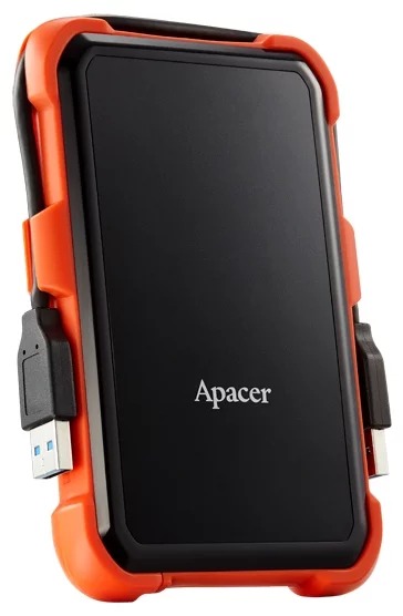 Внешний жесткий диск Apacer AC630 [AP1TBAC630T-1], 1 TB/ USB 3.0/ 2.5"/ Оранжевый, черный