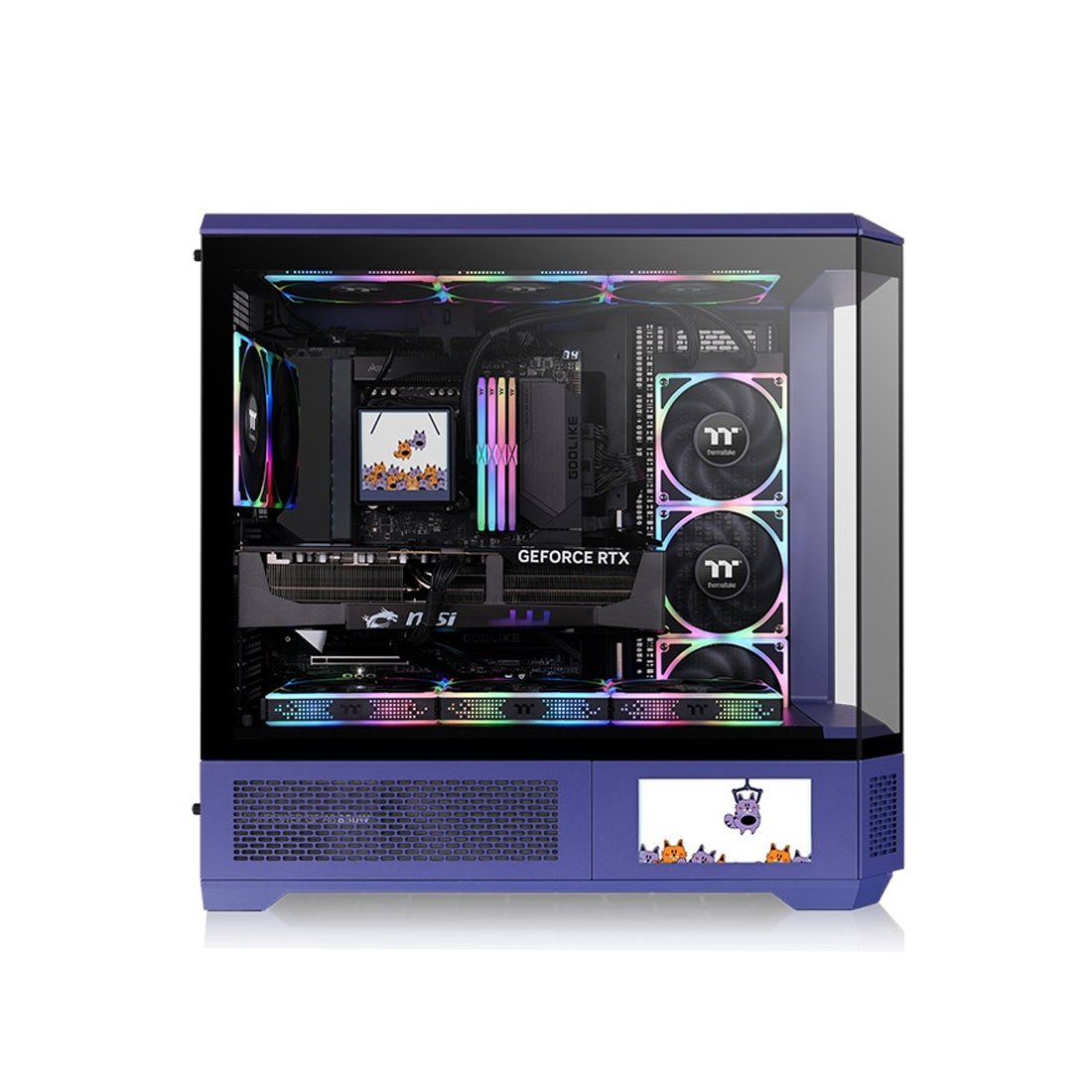 Компьютерный корпус Thermaltake View 600 TG Future Dusk без Б/П