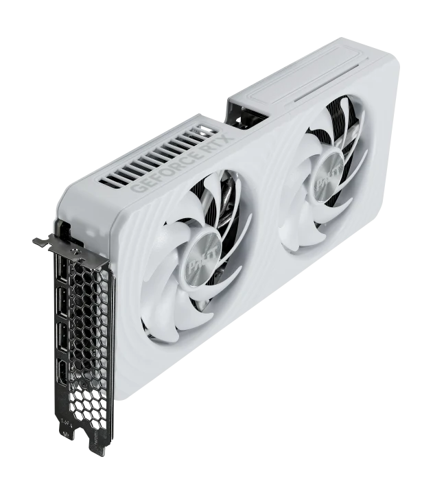 Видеокарта Gigabyte RTX5060Ti WHITE OC 16GB (NE7506TU19T1-GB2061M) [16 ГБ, GDDR7, 128 бит, HDMI, DisplayPort (3 шт)]