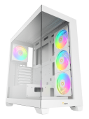 Корпус Ocypus Gamma C72 WH ARGB (Gamma-C72-WHD400XX-GL) [Midi Tower, 4 x 120 мм ARGB, белый]